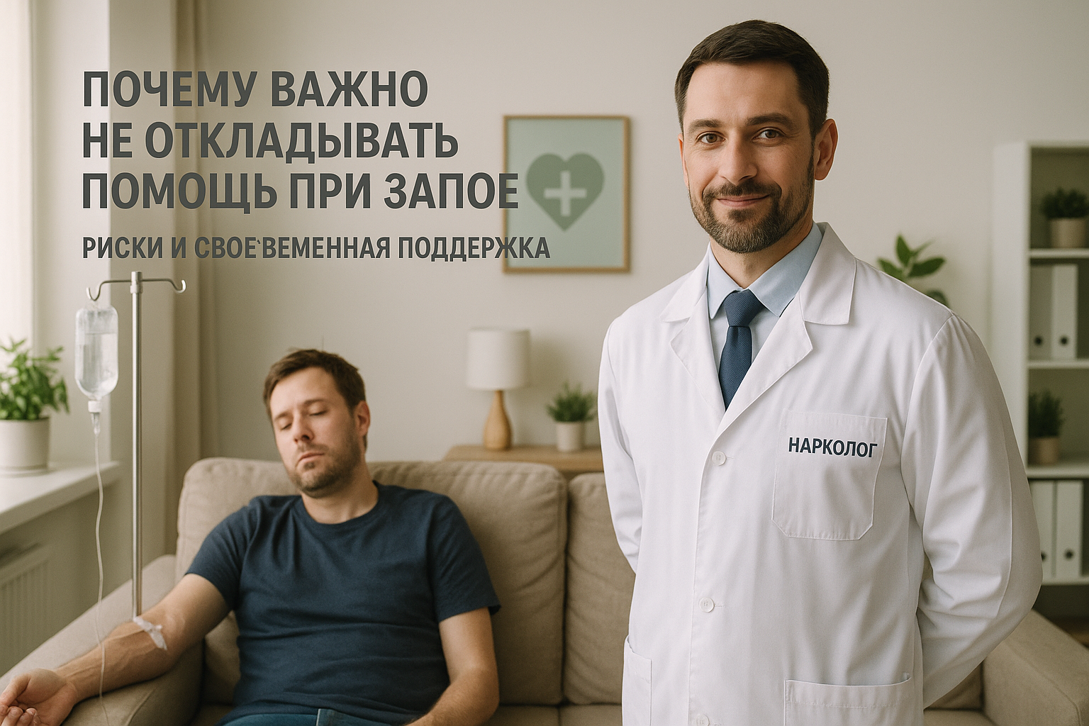 Почему важно не откладывать помощь при запое: риски и своевременная поддержка